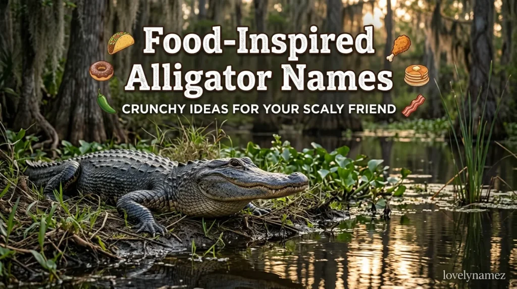 Food-Inspired Alligator Names