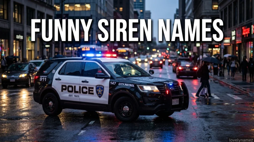 Funny Siren Names