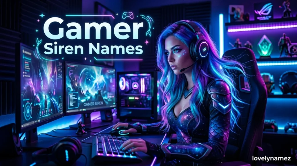Gamer Siren Names