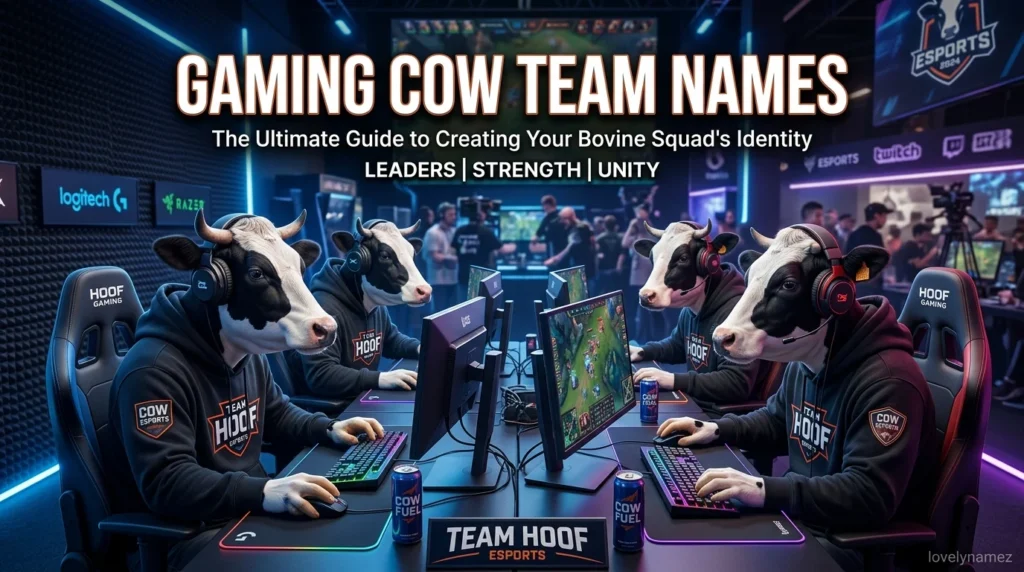 Gaming Cow Team Names