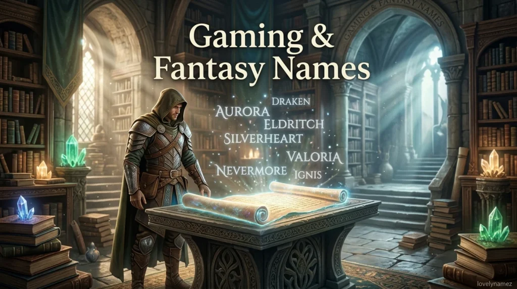 Gaming & Fantasy Names