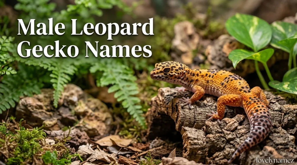 Male Leopard Gecko Names