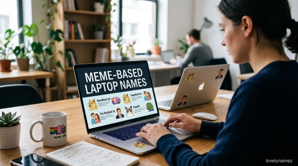 Meme-Based Laptop Names