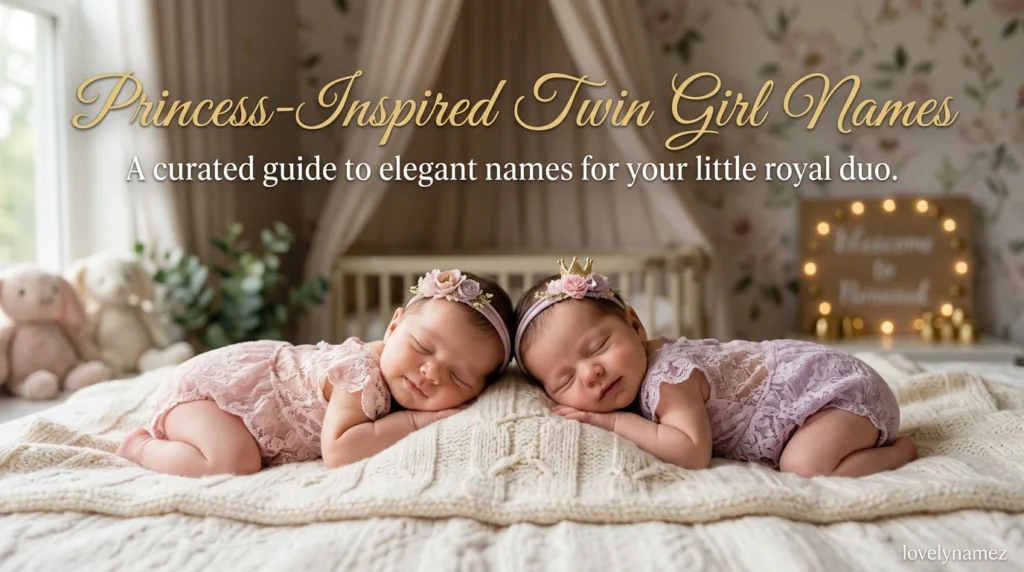 Princess-Inspired Twin Girl Names