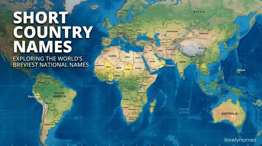Short Country Names
