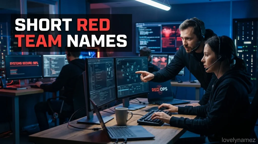 Short Red Team Names