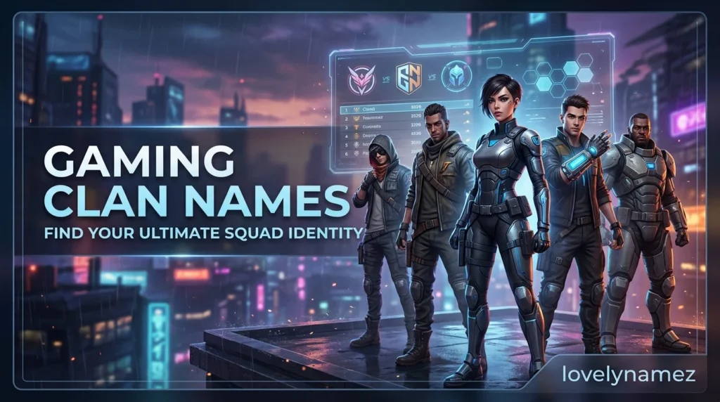 Gaming Clan Names