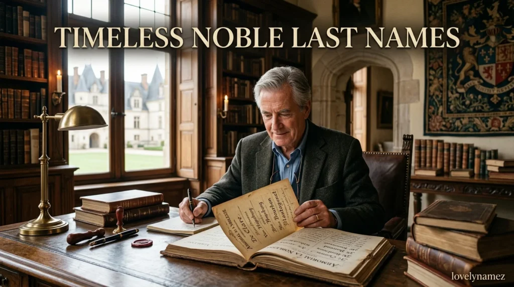 Timeless Noble Last Names