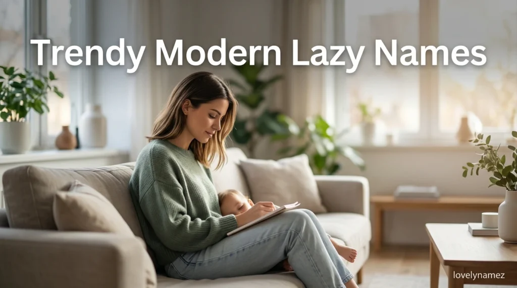 Trendy Modern Lazy Names