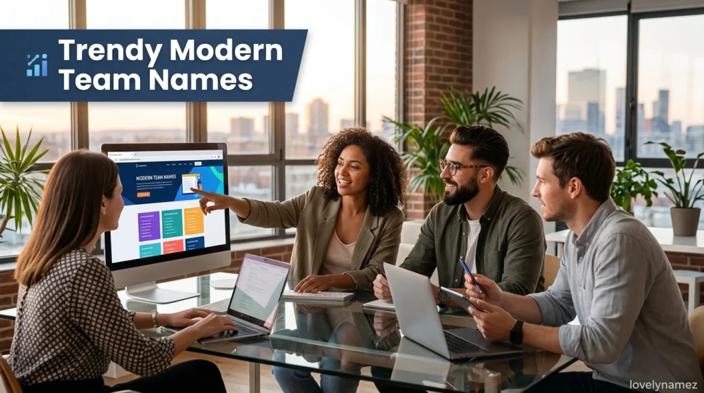 Trendy Modern Team Names