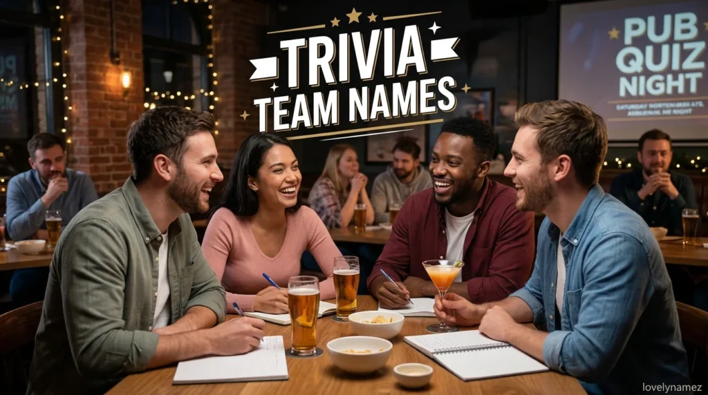 Trivia Team Names