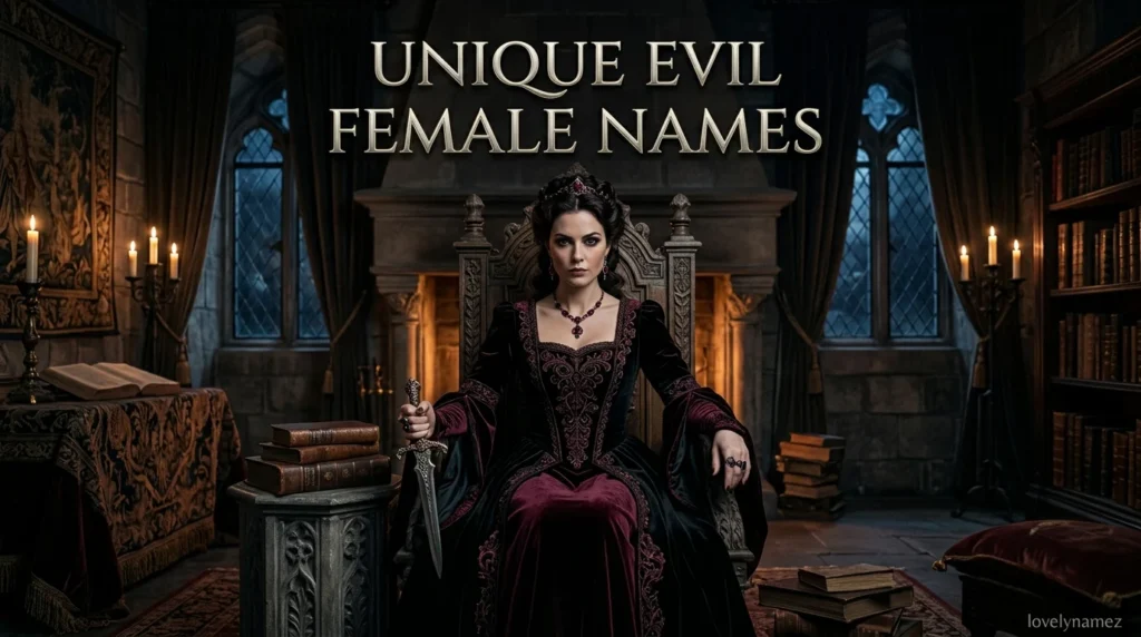 Unique Evil Female Names