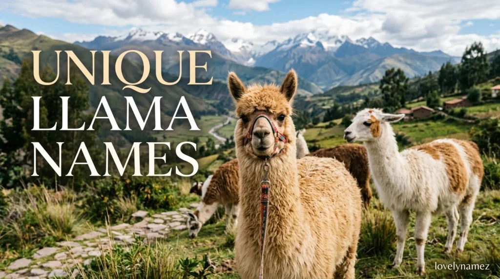 Unique Llama Names
