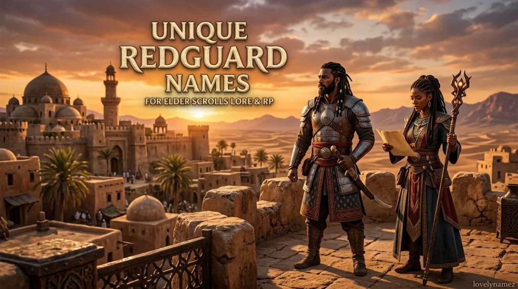 Unique Redguard Names