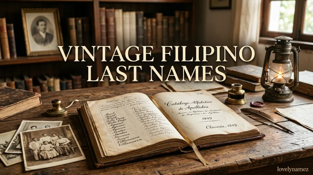 Vintage Filipino Last Names