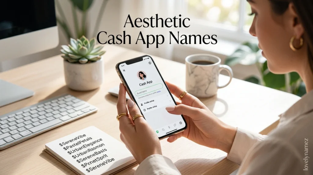 Aesthetic Cash App Names