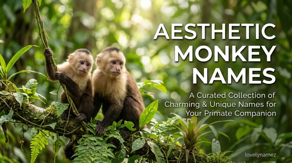 Aesthetic Monkey Names