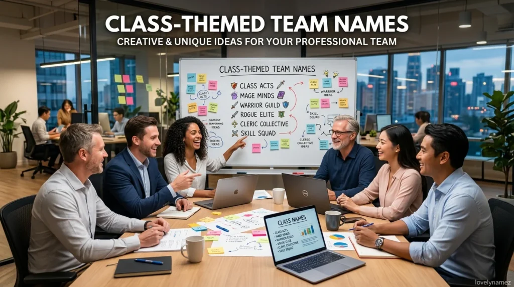Class-Themed Team Names