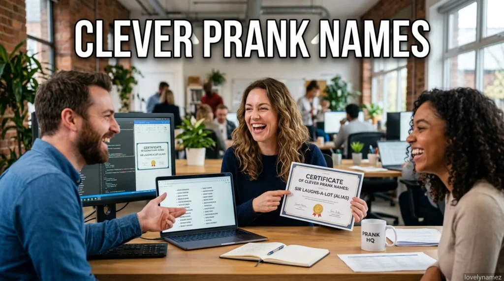 Clever Prank Names