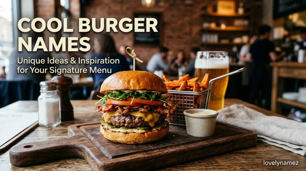Cool Burger Names