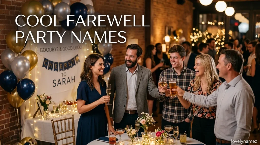 Cool Farewell Party Names