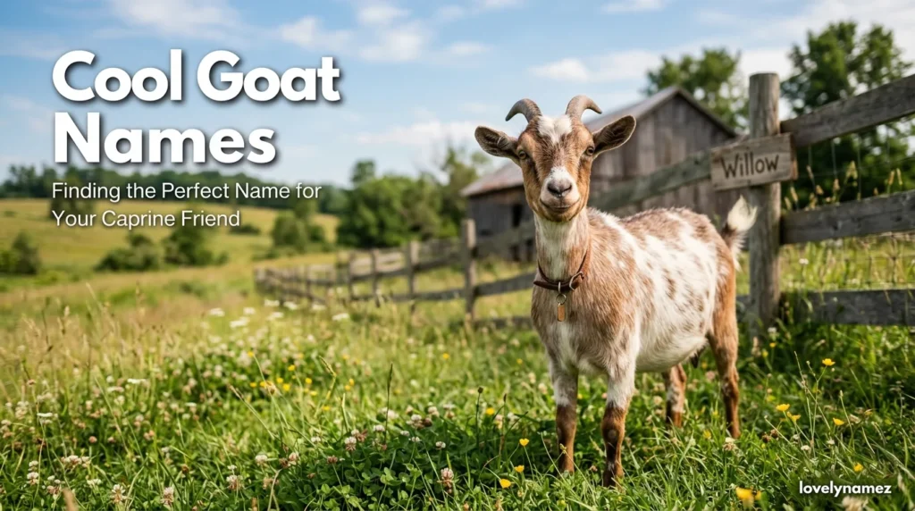 Cool Goat Names