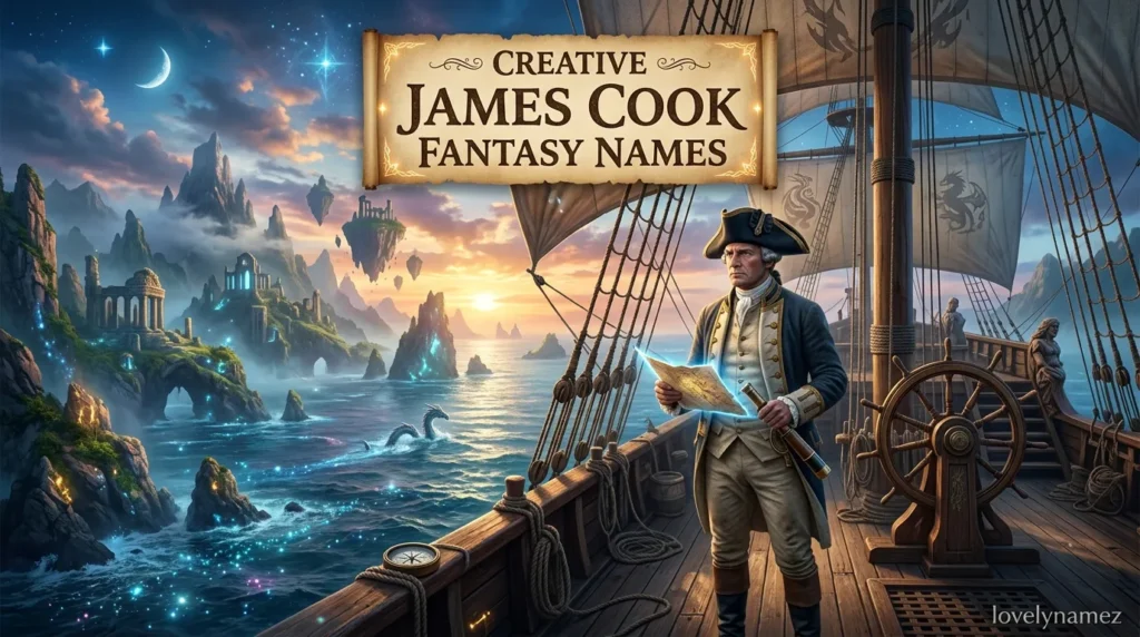 Creative James Cook Fantasy Names
