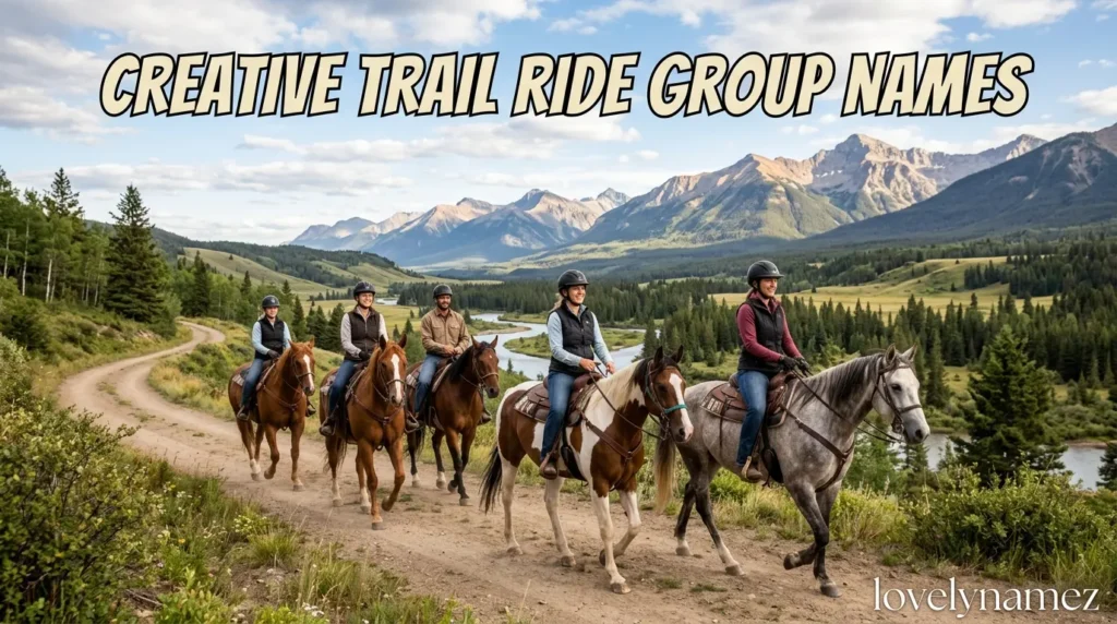 Creative Trail Ride Group Names