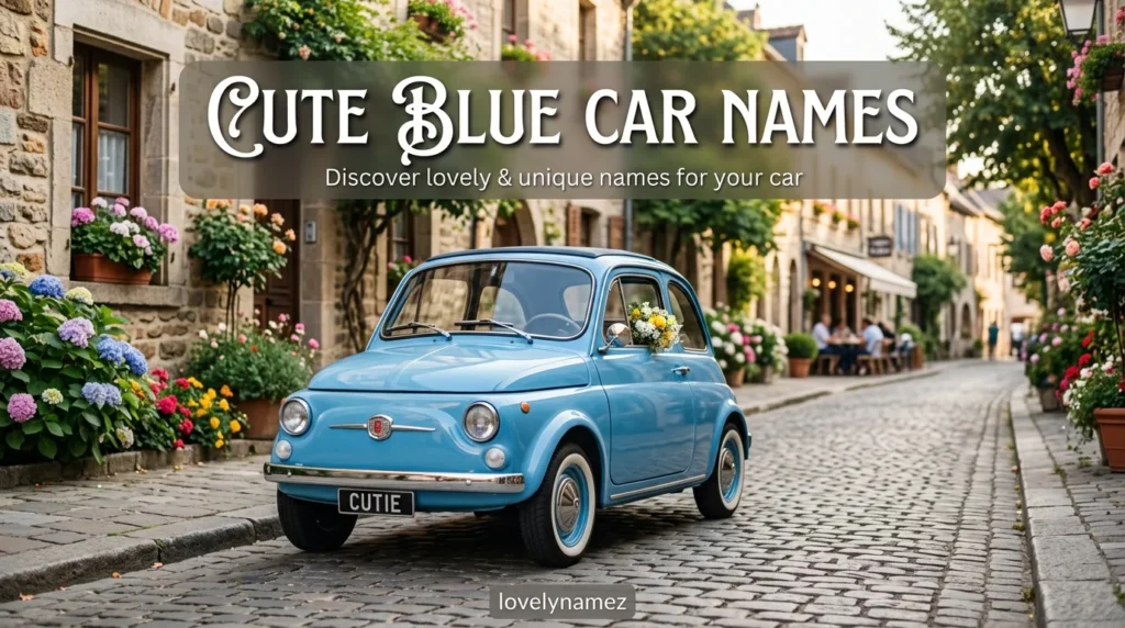 Cute Blue Car Names