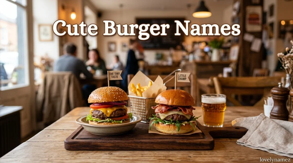 Cute Burger Names