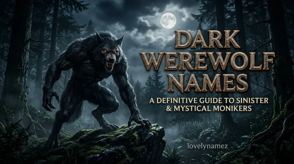 Dark Werewolf Names