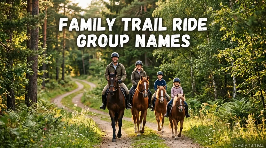 Family Trail Ride Group Names