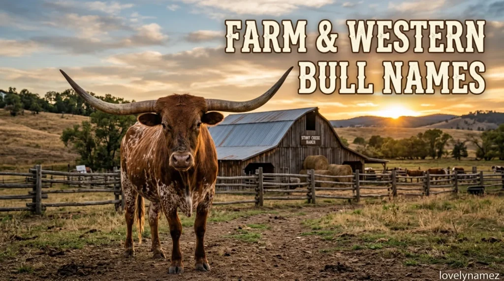 Farm & Western Bull Names
