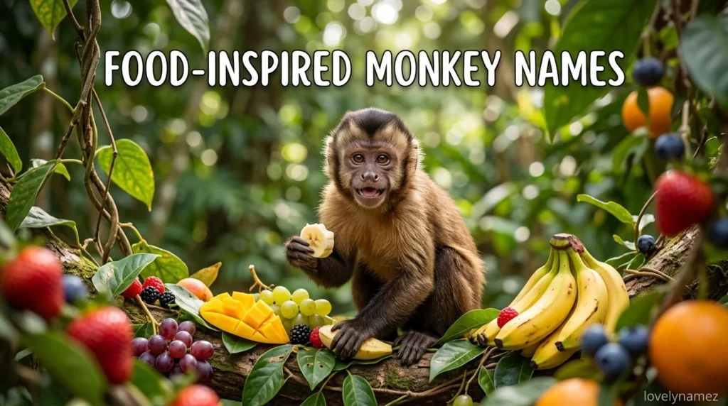 Food-Inspired Monkey Names