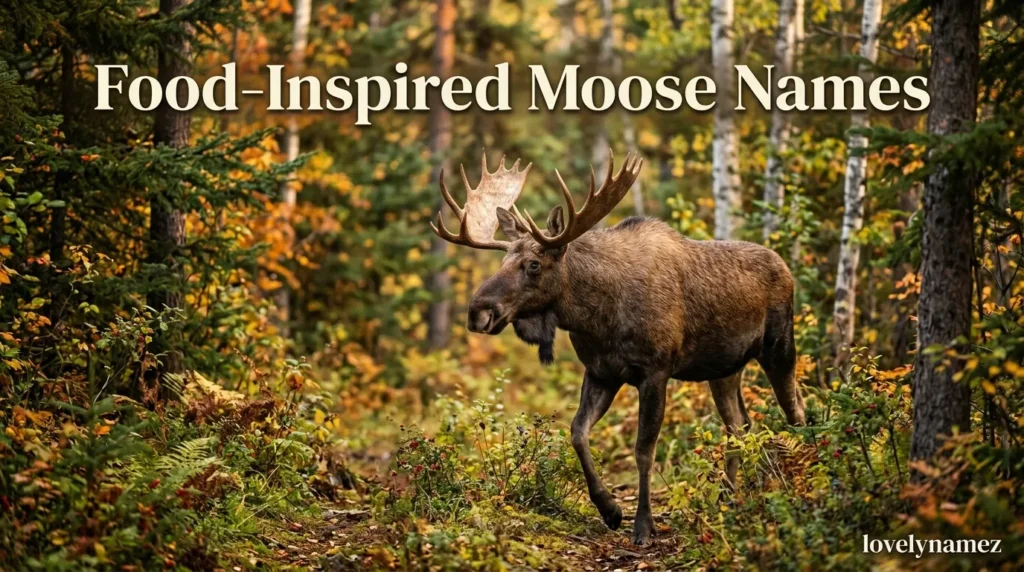 Food-Inspired Moose Names
