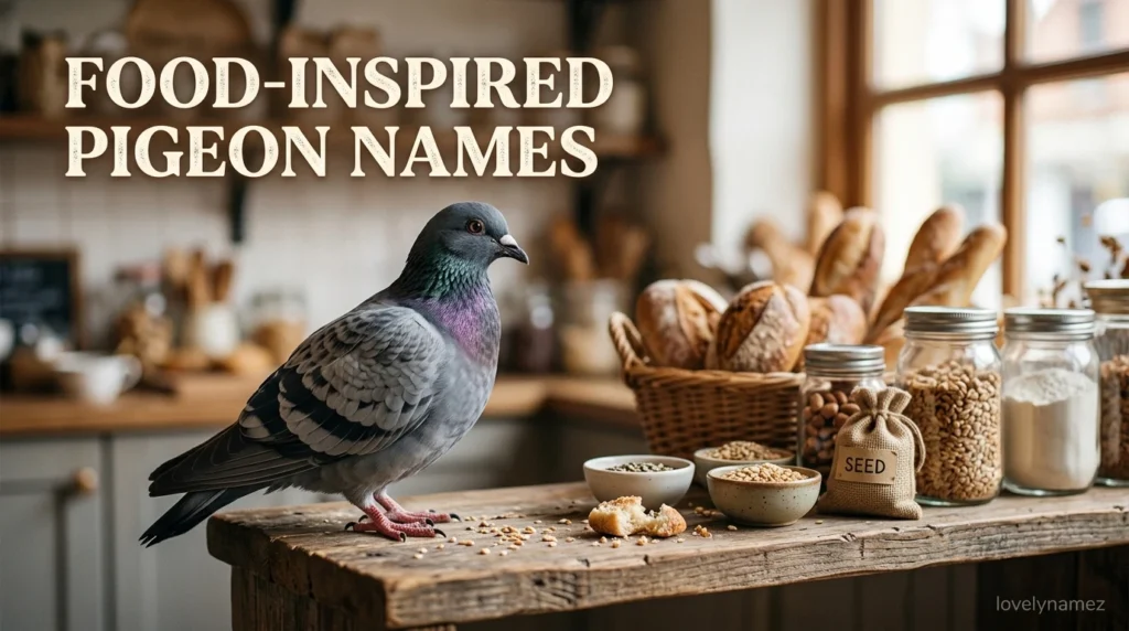 Food-Inspired Pigeon Names