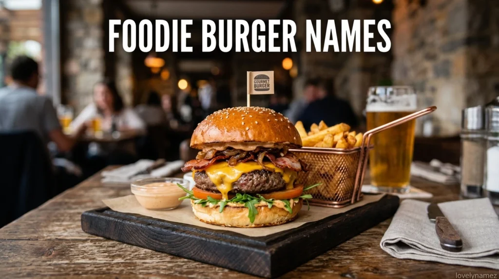 Foodie Burger Names