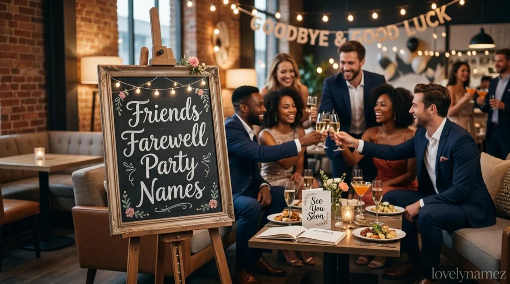 Friends Farewell Party Names