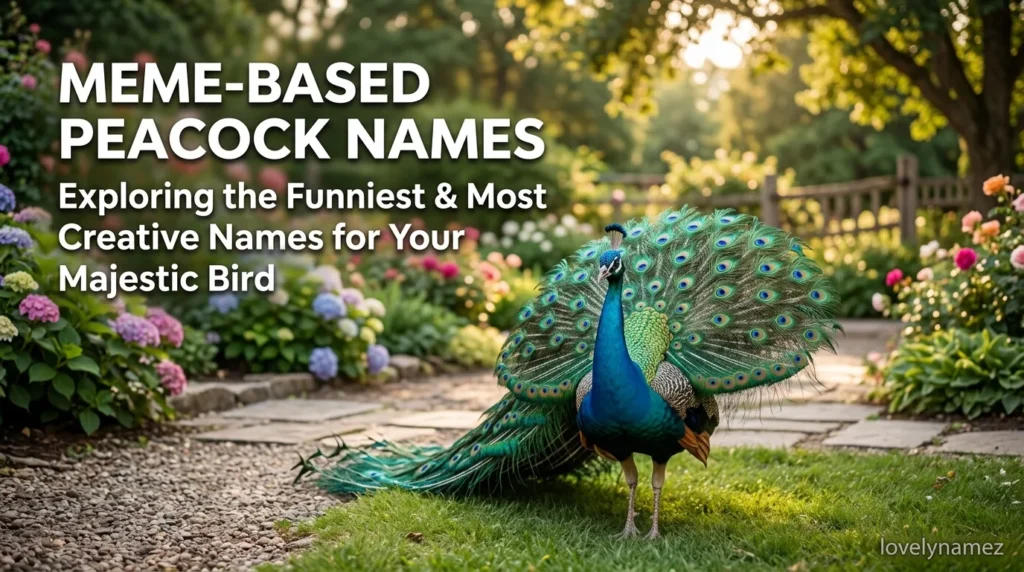 Meme-Based Peacock Names