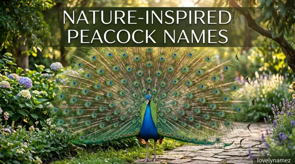 Nature-Inspired Peacock Names