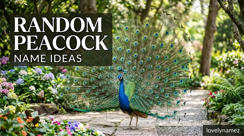 Random Peacock Name Ideas