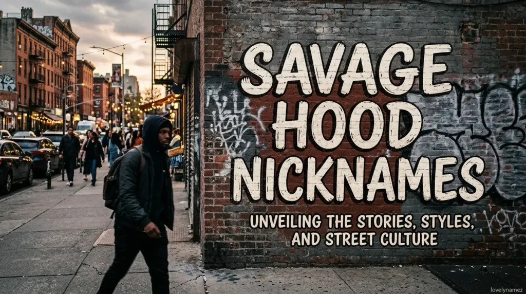 Savage Hood Nicknames