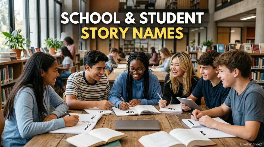 School & Student Story Names