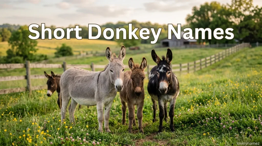 Short Donkey Names