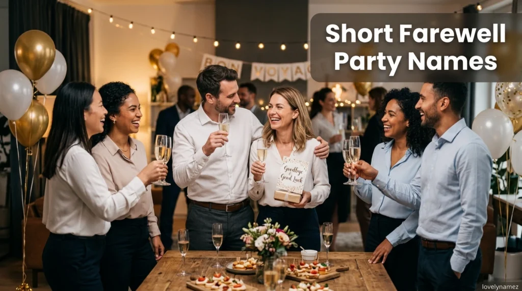 Short Farewell Party Names