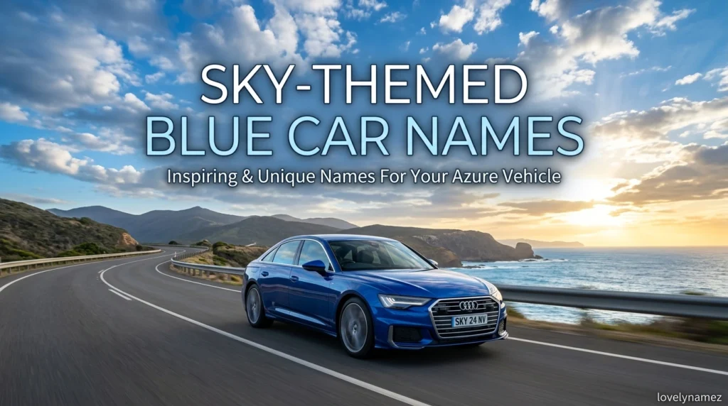 Sky-Themed Blue Car Names