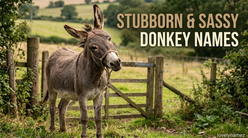 Stubborn & Sassy Donkey Names