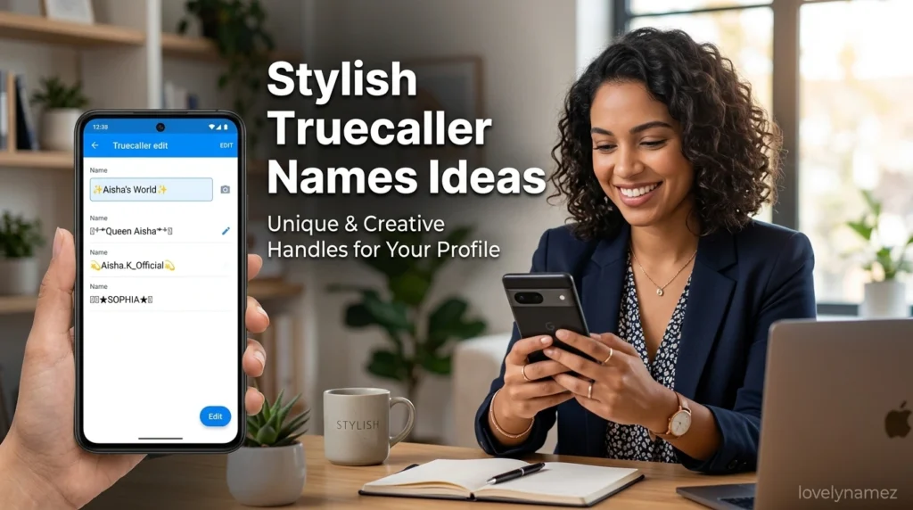 Stylish Truecaller Names Ideas