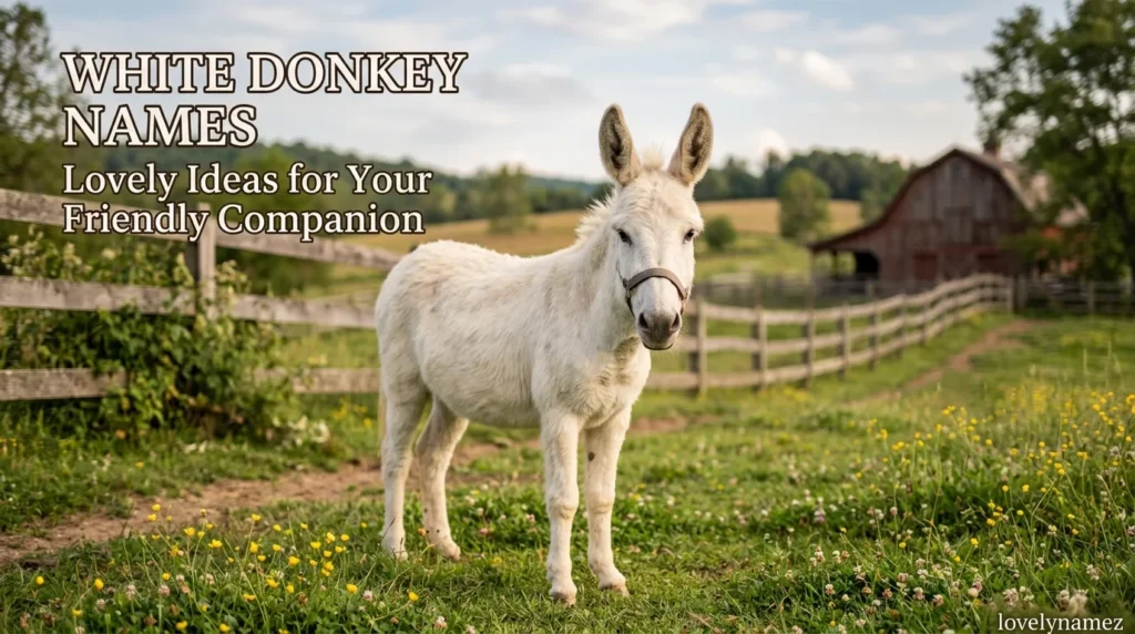 White Donkey Names