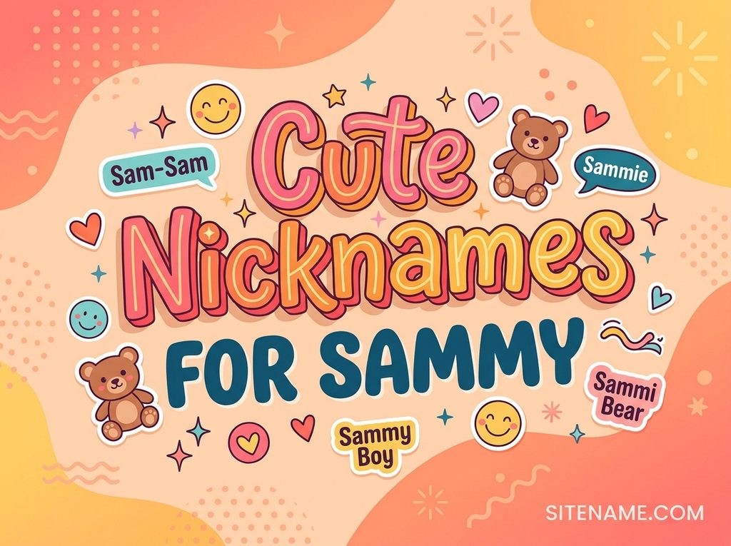 Cute Nicknames For Sammy